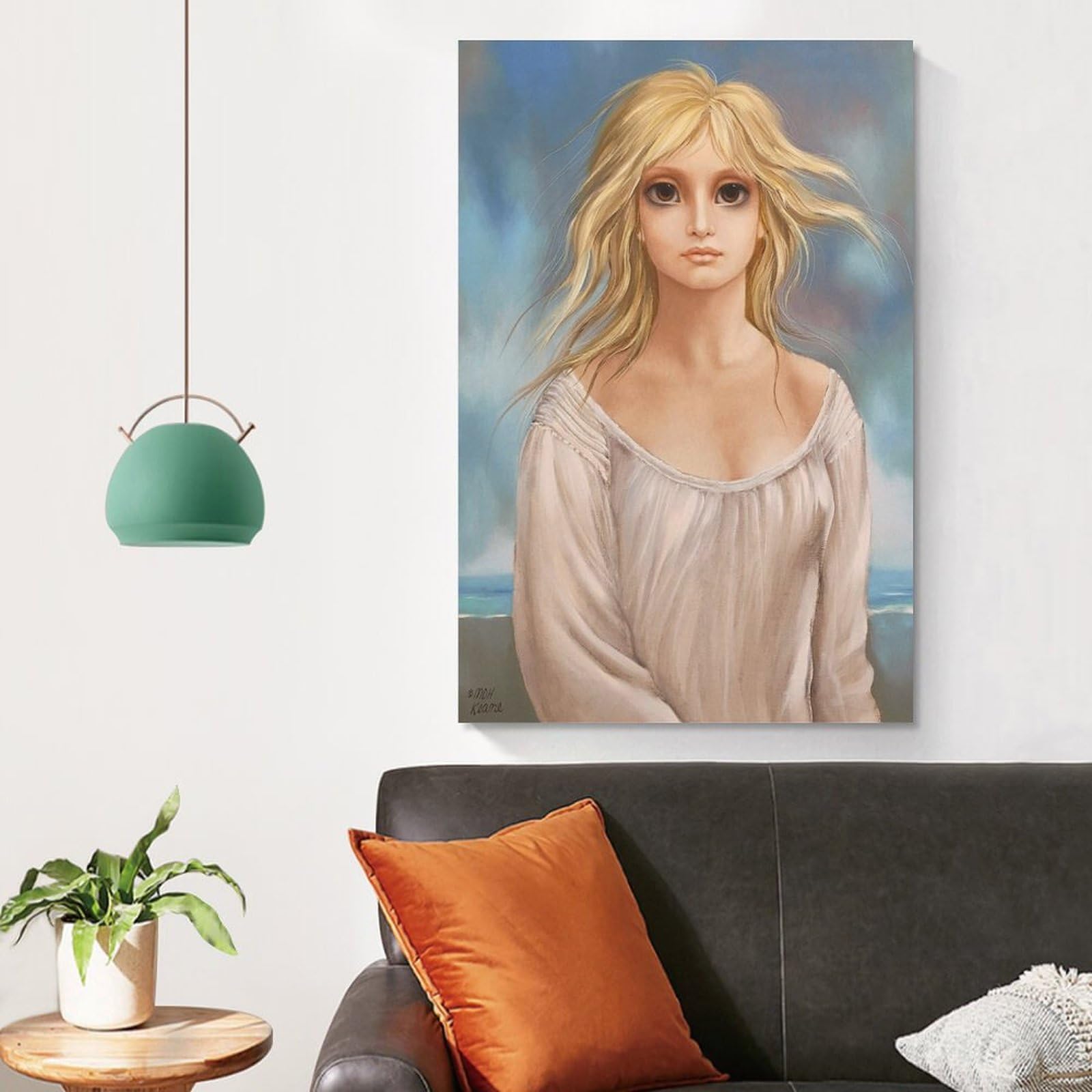 Amazon.com: Artist Margaret Keane Oil Painting Canvas Wall Art